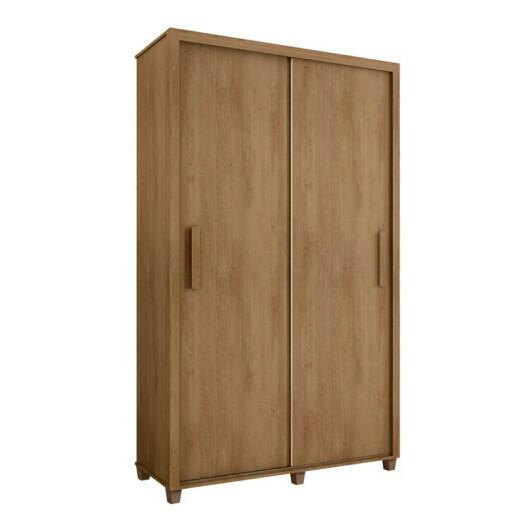 Guarda Roupa Pequeno 136cm Solteiro 2 Portas Correr Suécia RV Móveis Cinamomo
