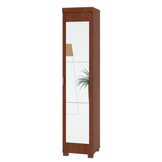 Sapateira com Porta de Espelho June Mirarack Ipê