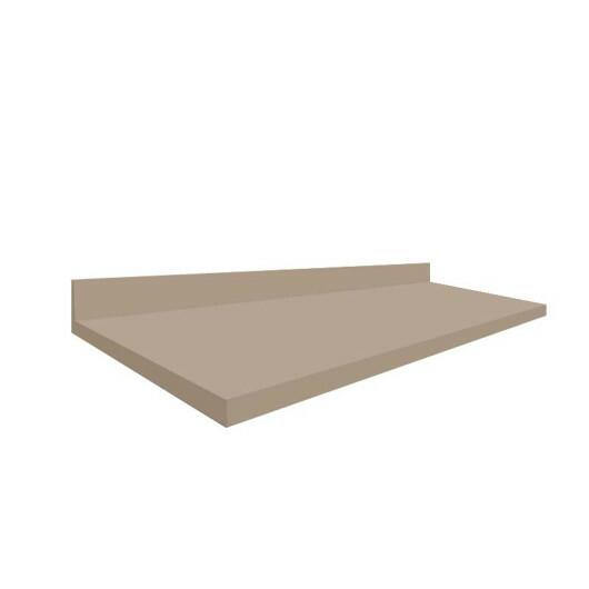 Módulo Tampo Para Balcão 100cm x 56cm x 25mm 100% MDF Cozinha Modulada Robel Fendi Matte