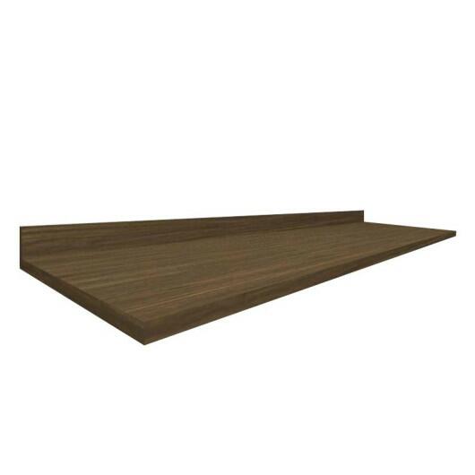 Módulo Tampo Para Balcão 180cm x 56cm x 25mm 100% MDF Cozinha Modulada Robel Amendoeira BP