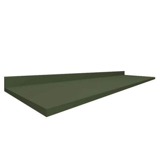 Módulo Tampo Para Balcão 240cm x 56cm x 25mm 100% MDF Cozinha Modulada Robel Salvia Matte