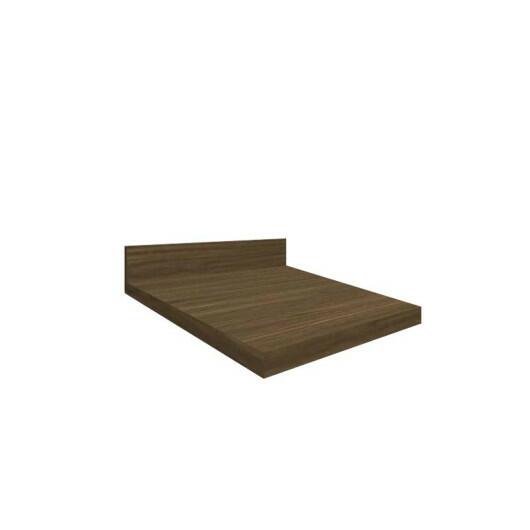 Módulo Tampo Para Balcão 30cm x 56cm x 25mm 100% MDF Cozinha Modulada Robel Amendoeira BP