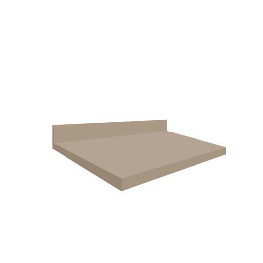 Módulo Tampo Para Balcão 50cm x 56cm x 25mm 100% MDF Cozinha Modulada Robel Fendi Matte