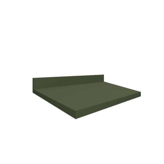 Módulo Tampo Para Balcão 50cm x 56cm x 25mm 100% MDF Cozinha Modulada Robel Salvia Matte
