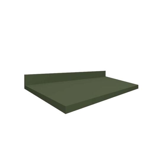 Módulo Tampo Para Balcão 70cm x 56cm x 25mm 100% MDF Cozinha Modulada Robel Salvia Matte