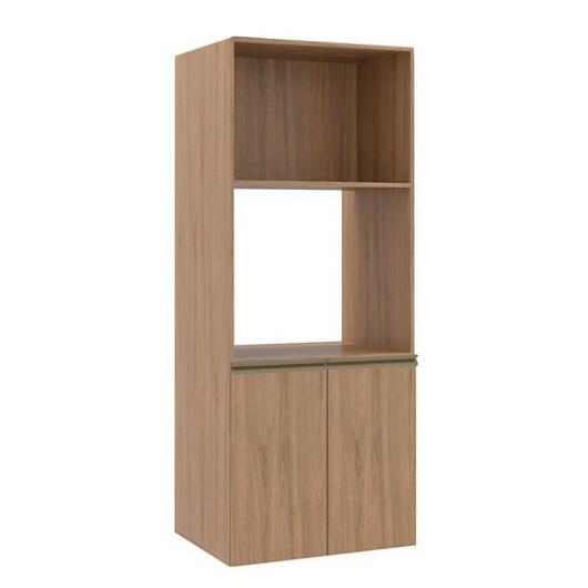 Módulo Torre Quente Micro-Ondas e Forno 172x70x56cm 100% MDF Cozinha Modulada Gold J Robel Hanover/Hanover