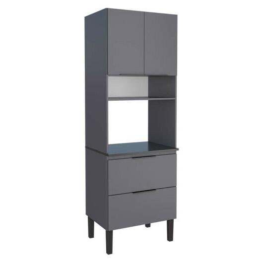 Torre Quente Cozinha Para Forno ou Micro-Ondas 70x208 Cisne Cozimax Cinza