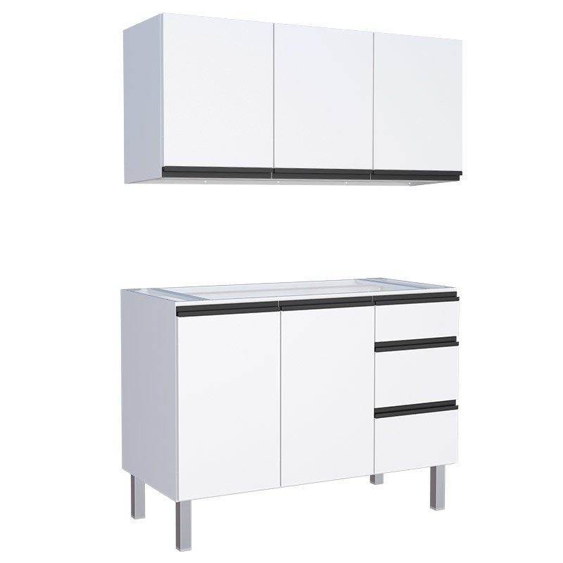 Cozinha Completa Gaia 120 Cozimax | Loja de Móveis Online