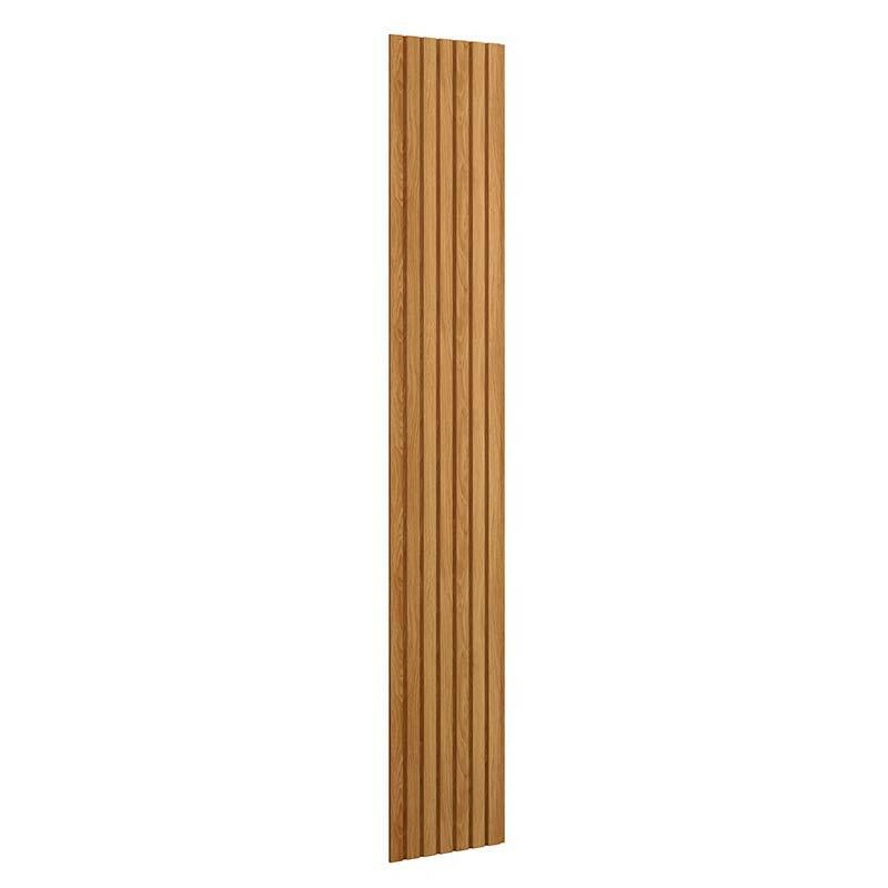 Placa Painel Ripado Parede 42cm x 250cm Bali Lukaliam Freijo