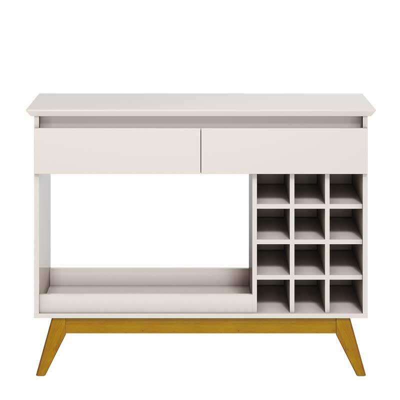 Aparador Para Sala de Jantar 113cm Adega Classic AD Imcal Off White