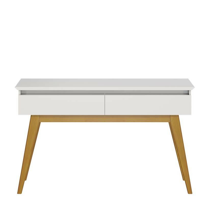 Aparador Para Sala 2 Gavetas 136cm Classic Imcal Off White