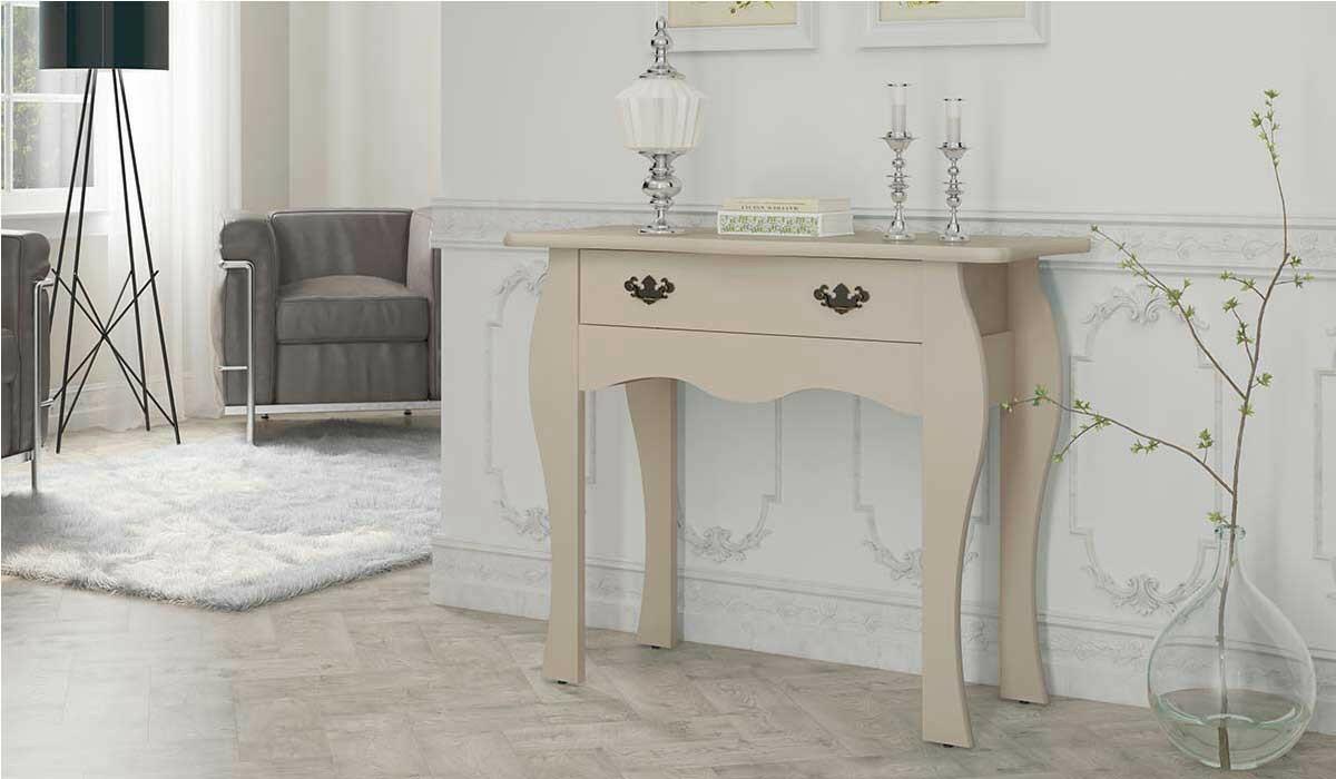 Aparador Retrô para Sala de Estar Off White Melissa Patrimar 