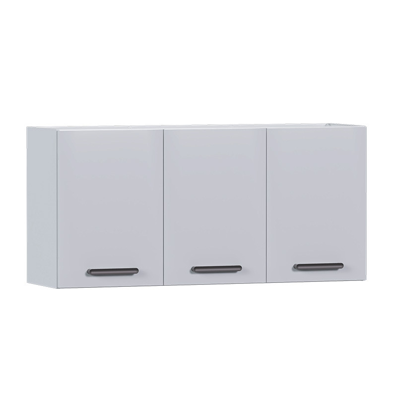 Armário Aéreo de Aço 3 Portas 115x55x34cm Cozinha Novo Vênus 120 Cozimax Branco