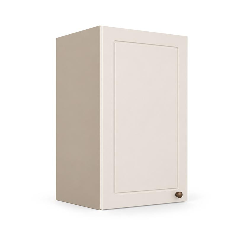 Módulo Armário Aéreo 40x68x34cm 1 Porta 100% MDF Cozinha Provence Robel Fendi/Off White Matte