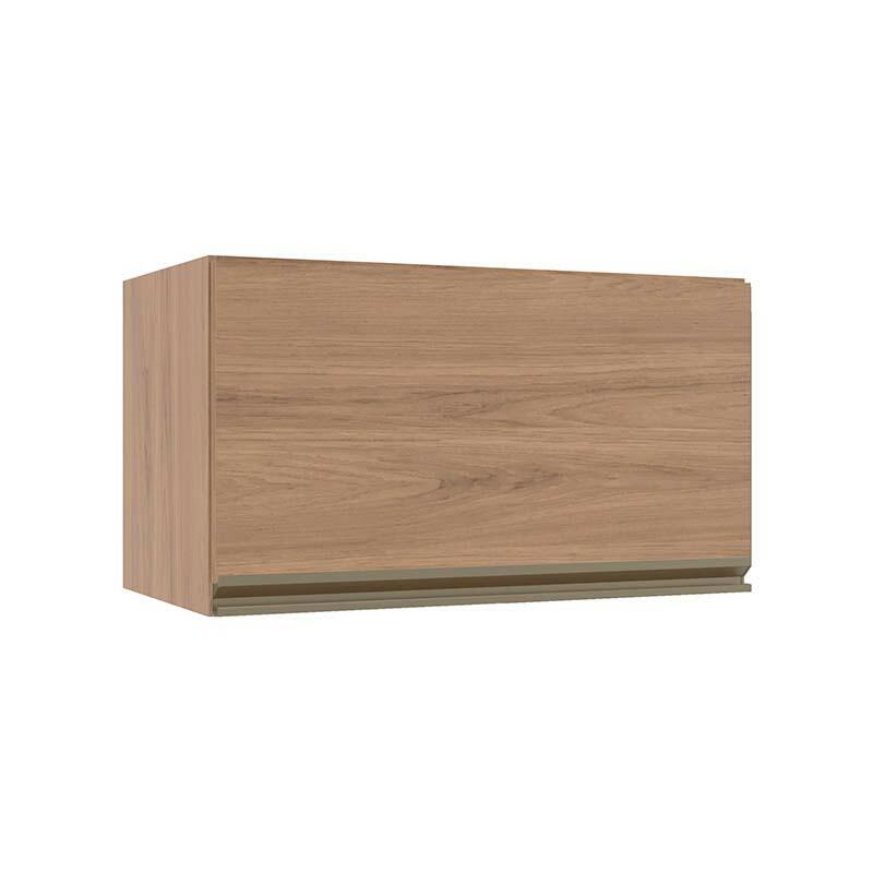 Módulo Armário Aéreo 60cm Porta Basculante 100% MDF Cozinha Modulada Gold J Robel Hanover/Hanover