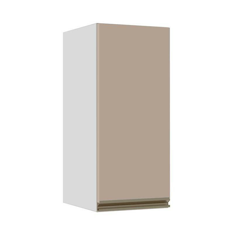 Módulo Armário Aéreo 68x30x34 1 Porta 100% MDF Cozinha Modulada Gold J Robel Branco/Fendi Matte Módulo Armário Aéreo 68x30x34 1 Porta 100% MDF Cozinha Modulada Gold J Robel Branco/Fendi Matte