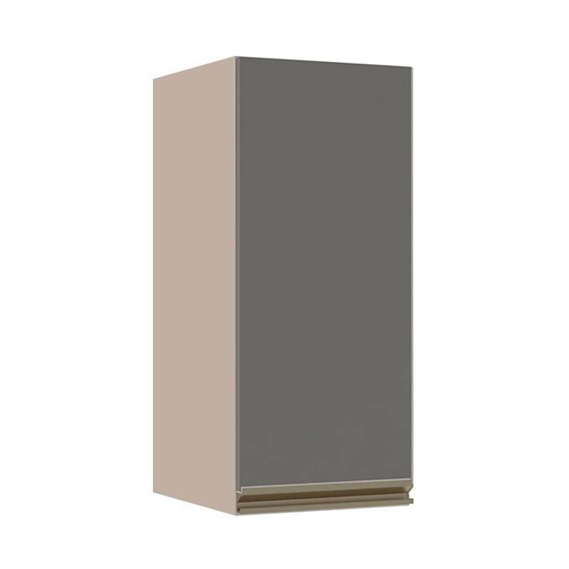 Módulo Armário Aéreo 68x30x34 1 Porta 100% MDF Cozinha Modulada Gold J Robel Fendi/Cinza Matte Módulo Armário Aéreo 68x30x34 1 Porta 100% MDF Cozinha Modulada Gold J Robel Fendi/Cinza Matte
