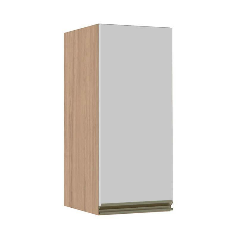 Módulo Armário Aéreo 68x30x34 1 Porta 100% MDF Cozinha Modulada Gold J Robel Hanover/Branco Matte Módulo Armário Aéreo 68x30x34 1 Porta 100% MDF Cozinha Modulada Gold J Robel Hanover/Branco Matte