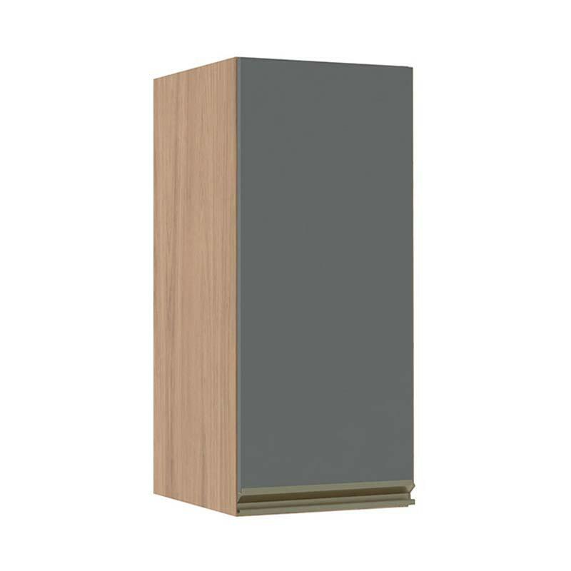Módulo Armário Aéreo 68x30x34 1 Porta 100% MDF Cozinha Modulada Gold J Robel Hanover/Cinza Matte Módulo Armário Aéreo 68x30x34 1 Porta 100% MDF Cozinha Modulada Gold J Robel Hanover/Cinza Matte