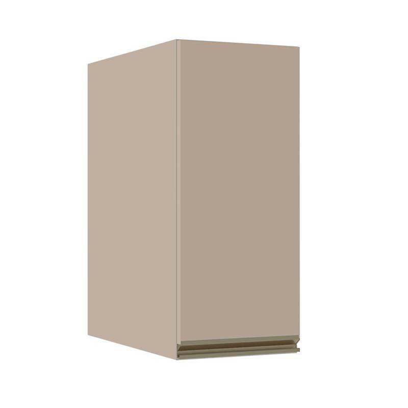 Módulo Armário Aéreo 68x30x56cm 1 Porta 100% MDF Cozinha Modulada Gold J Robel Fendi/Fendi Matte