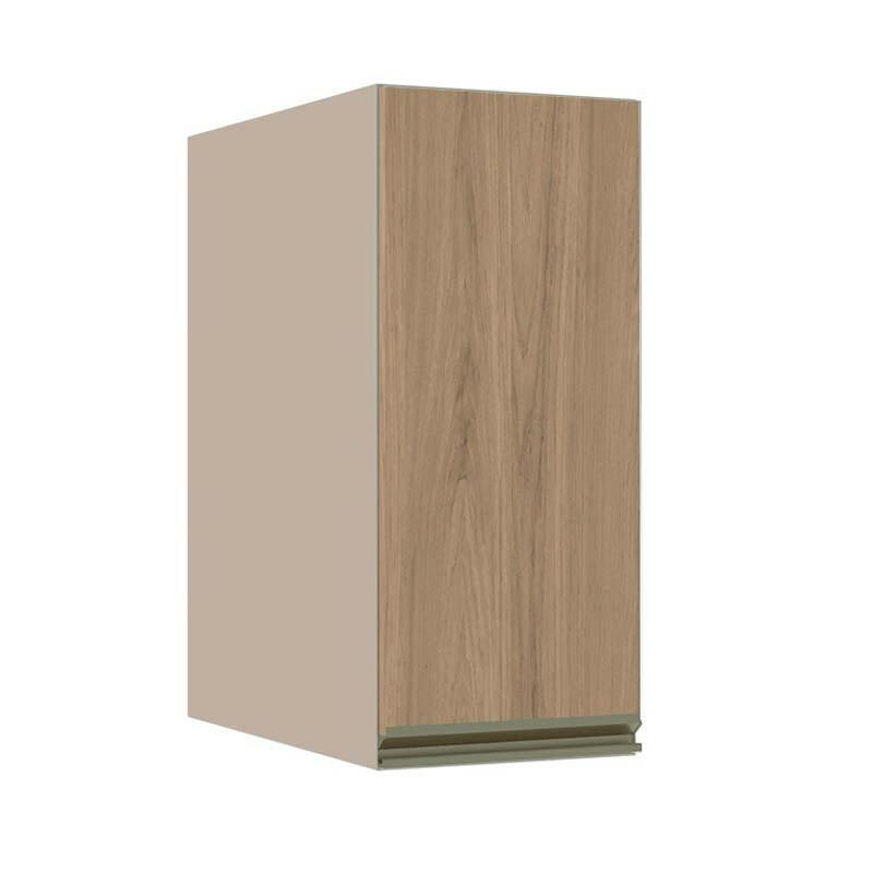 Módulo Armário Aéreo 68x30x56cm 1 Porta 100% MDF Cozinha Modulada Gold J Robel Fendi/Hanover