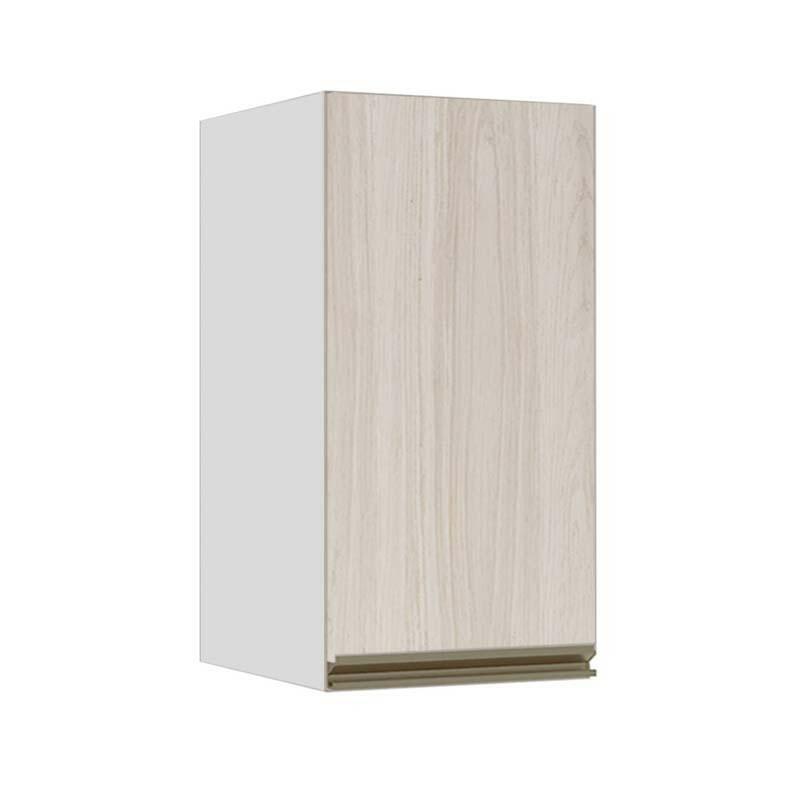 Módulo Armário Aéreo 68x35x34 1 Porta 100% MDF Cozinha Modulada Gold J Robel Branco/Aspen Módulo Armário Aéreo 68x35x34 1 Porta 100% MDF Cozinha Modulada Gold J Robel Branco/Aspen
