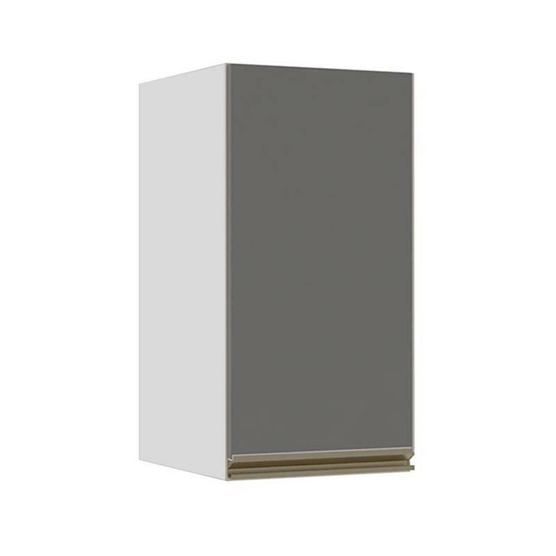 Módulo Armário Aéreo 68x35x34 1 Porta 100% MDF Cozinha Modulada Gold J Robel Branco/Cinza Matte Módulo Armário Aéreo 68x35x34 1 Porta 100% MDF Cozinha Modulada Gold J Robel Branco/Cinza Matte