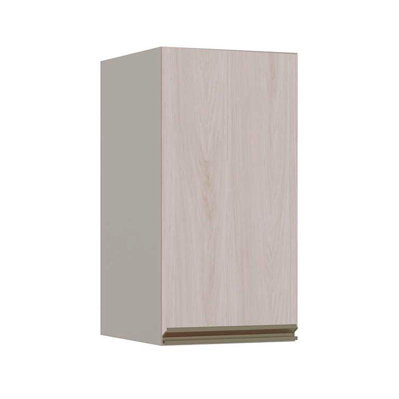 Módulo Armário Aéreo 68x35 1 Porta 100% MDF Cozinha Modulada Gold Robel Fendi/Aspen