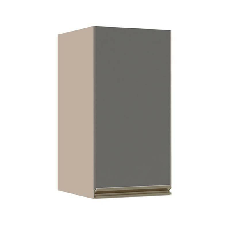 Módulo Armário Aéreo 68x35x34 1 Porta 100% MDF Cozinha Modulada Gold J Robel Fendi/Cinza Matte Módulo Armário Aéreo 68x35x34 1 Porta 100% MDF Cozinha Modulada Gold J Robel Fendi/Cinza Matte