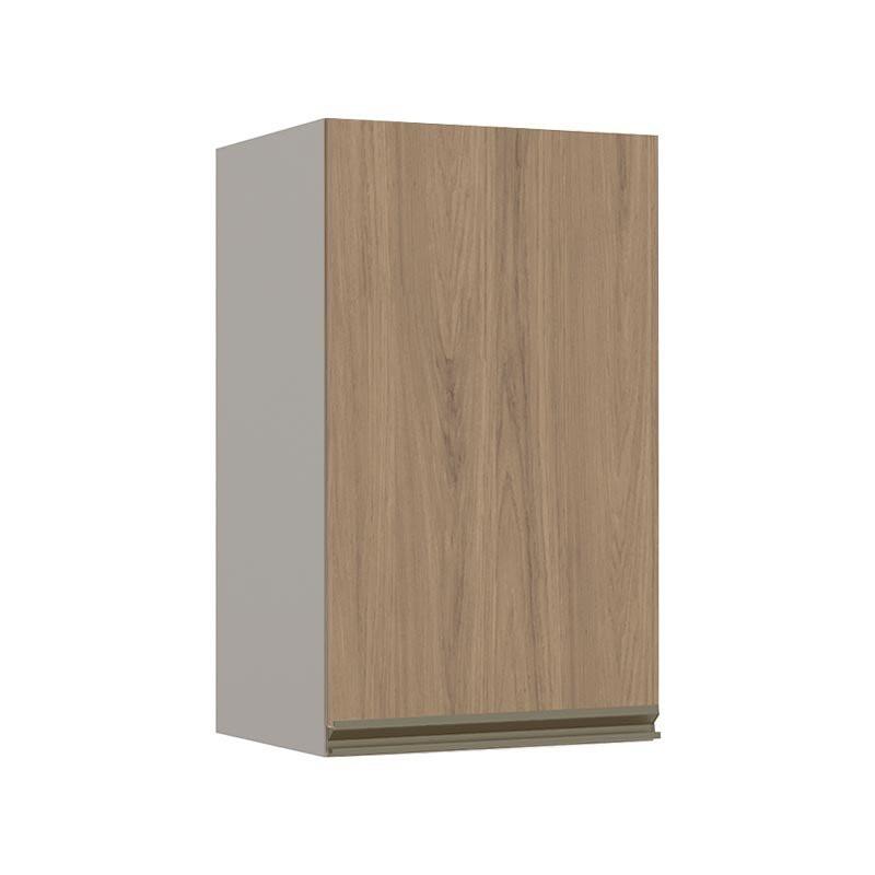 Módulo Armário Aéreo 68x40 1 Porta 100% MDF Cozinha Modulada Gold Robel Fendi/Hanover