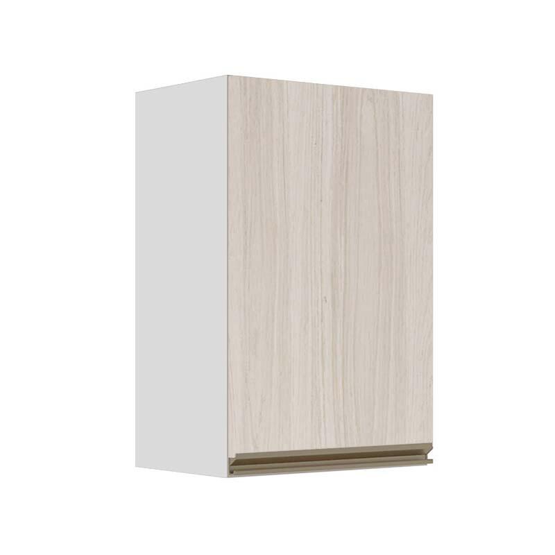 Módulo Armário Aéreo 68x40x34cm 1 Porta 100% MDF Cozinha Modulada Gold J Robel Branco/Aspen Módulo Armário Aéreo 68x40x34cm 1 Porta 100% MDF Cozinha Modulada Gold J Robel Branco/Aspen