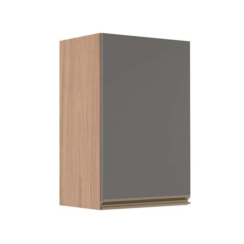 Módulo Armário Aéreo 68x40x34cm 1 Porta 100% MDF Cozinha Modulada Gold J Robel Hanover/Cinza Matte Módulo Armário Aéreo 68x40x34cm 1 Porta 100% MDF Cozinha Modulada Gold J Robel Hanover/Cinza Matte