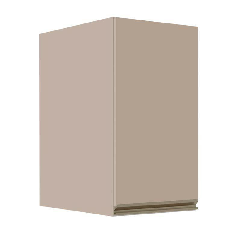 Módulo Armário Aéreo 68x40x56cm 1 Porta 100% MDF Cozinha Modulada Gold J Robel Fendi/Fendi Matte