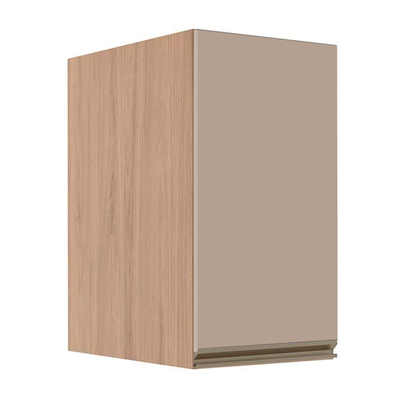 Módulo Armário Aéreo 68x40x56cm 1 Porta 100% MDF Cozinha Modulada Gold J Robel Hanover/Fendi Matte