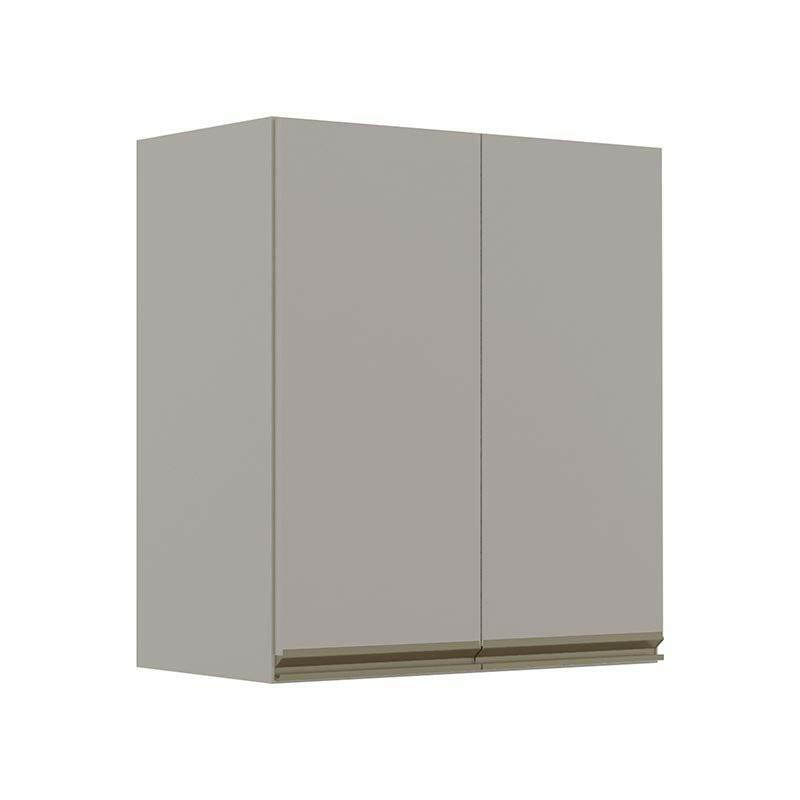Módulo Armário Aéreo 68x60 2 Portas 100% MDF  Cozinha Modulada Gold Robel Fendi/Fendi