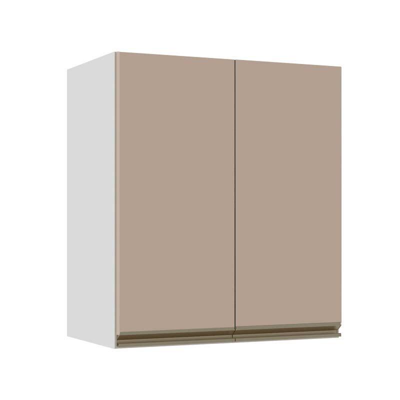 Módulo Armário Aéreo 68x60x34cm 2 Portas 100% MDF Cozinha Modulada Gold J Robel Branco/Fendi Matte Módulo Armário Aéreo 68x60x34cm 2 Portas 100% MDF Cozinha Modulada Gold J Robel Branco/Fendi Matte