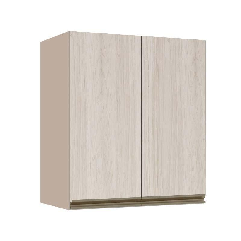 Módulo Armário Aéreo 68x60x34cm 2 Portas 100% MDF Cozinha Modulada Gold J Robel Fendi/Aspen Módulo Armário Aéreo 68x60x34cm 2 Portas 100% MDF Cozinha Modulada Gold J Robel Fendi/Aspen