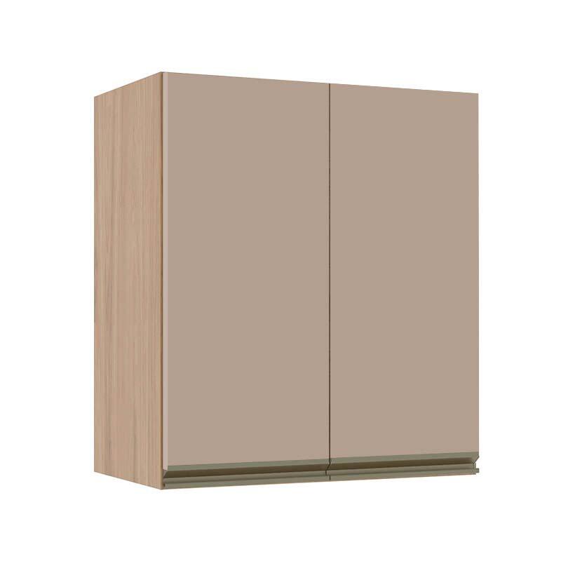 Módulo Armário Aéreo 68x60x34cm 2 Portas 100% MDF Cozinha Modulada Gold J Robel Hanover/Fendi Matte Módulo Armário Aéreo 68x60x34cm 2 Portas 100% MDF Cozinha Modulada Gold J Robel Hanover/Fendi Matte