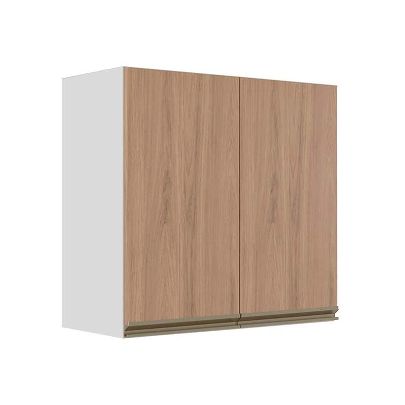 Módulo Armário Aéreo 68x70x34cm 2 Portas 100% MDF Cozinha Modulada Gold J Robel Branco/Hanover Módulo Armário Aéreo 68x70x34cm 2 Portas 100% MDF Cozinha Modulada Gold J Robel Branco/Hanover