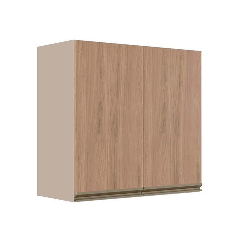 Módulo Armário Aéreo 68x70x34cm 2 Portas 100% MDF Cozinha Modulada Gold J Robel Fendi/Hanover Módulo Armário Aéreo 68x70x34cm 2 Portas 100% MDF Cozinha Modulada Gold J Robel Fendi/Hanover