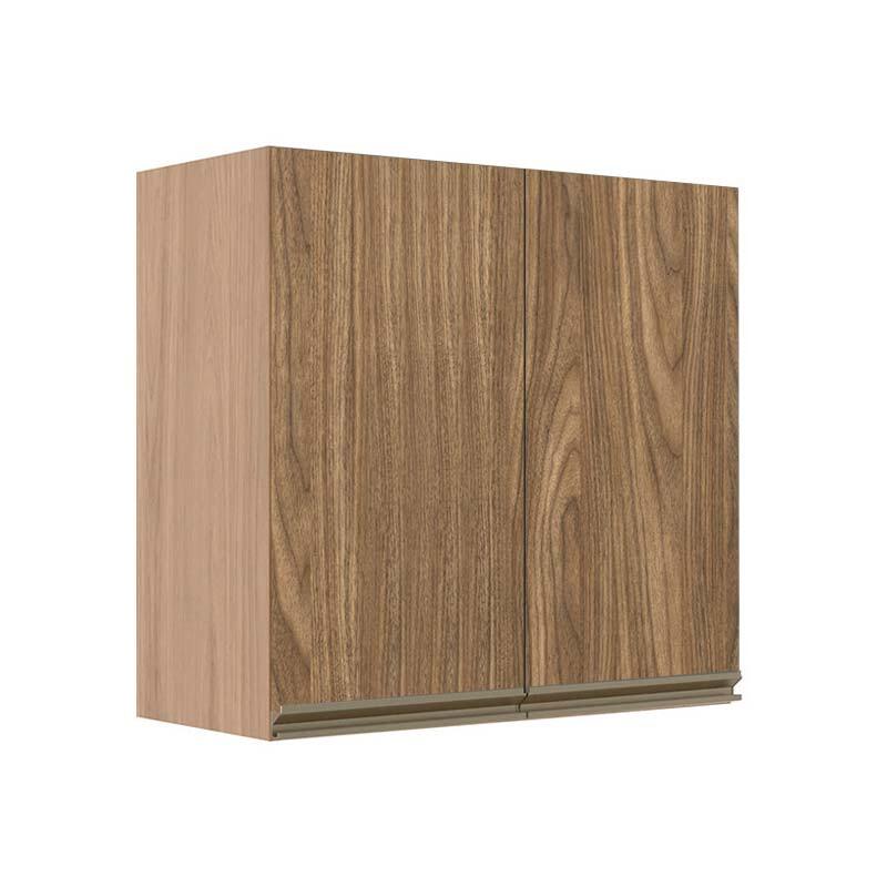 Módulo Armário Aéreo 68x70x34cm 2 Portas 100% MDF Cozinha Modulada Gold J Robel Hanover/Amendoeira BP Módulo Armário Aéreo 68x70x34cm 2 Portas 100% MDF Cozinha Modulada Gold J Robel Hanover/Amendoeira BP