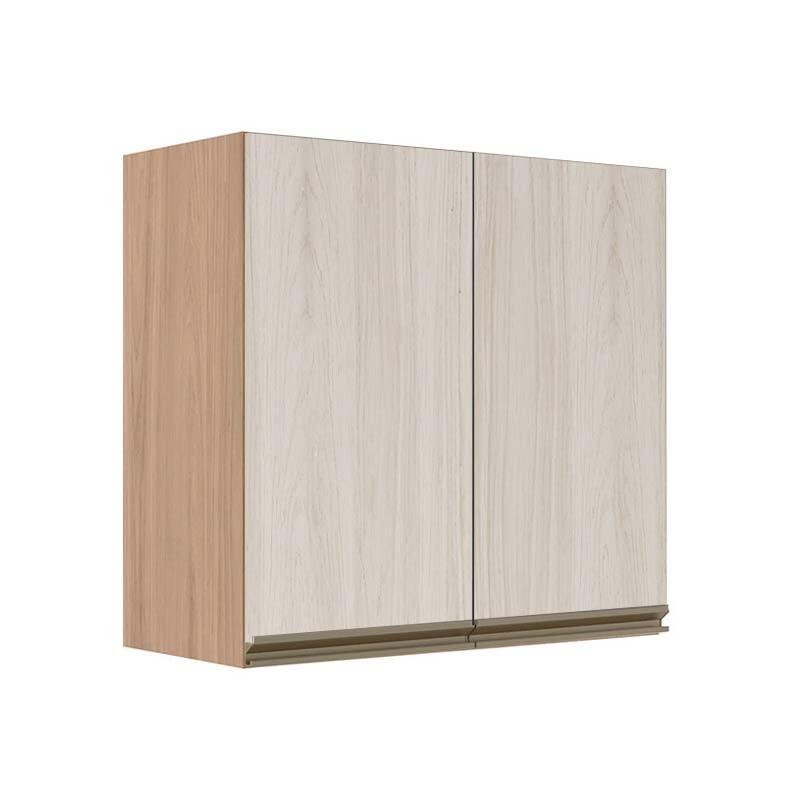 Módulo Armário Aéreo 68x70x34cm 2 Portas 100% MDF Cozinha Modulada Gold J Robel Hanover/Aspen Módulo Armário Aéreo 68x70x34cm 2 Portas 100% MDF Cozinha Modulada Gold J Robel Hanover/Aspen