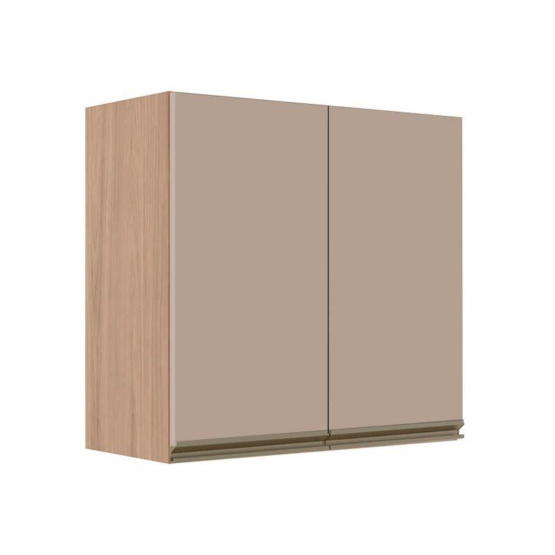 Módulo Armário Aéreo 68x70x34cm 2 Portas 100% MDF Cozinha Modulada Gold J Robel Hanover/Fendi Matte Módulo Armário Aéreo 68x70x34cm 2 Portas 100% MDF Cozinha Modulada Gold J Robel Hanover/Fendi Matte