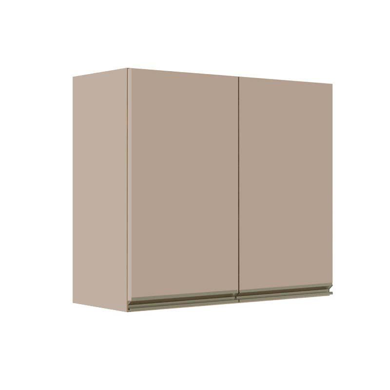 Módulo Armário Aéreo 68x80x34cm 2 Portas 100% MDF Cozinha Modulada Gold J Robel Fendi/Fendi Matte Módulo Armário Aéreo 68x80x34cm 2 Portas 100% MDF Cozinha Modulada Gold J Robel Fendi/Fendi Matte