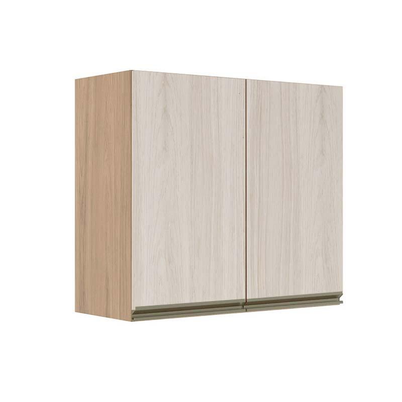 Módulo Armário Aéreo 68x80x34cm 2 Portas 100% MDF Cozinha Modulada Gold J Robel Hanover/Aspen Módulo Armário Aéreo 68x80x34cm 2 Portas 100% MDF Cozinha Modulada Gold J Robel Hanover/Aspen