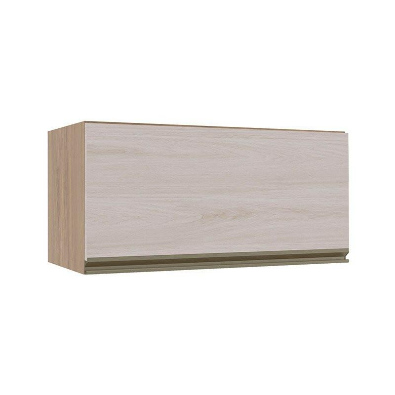 Módulo Armário Aéreo 70cm Porta Basculante 100% MDF Cozinha Modulada Gold Robel Hanover/Aspen