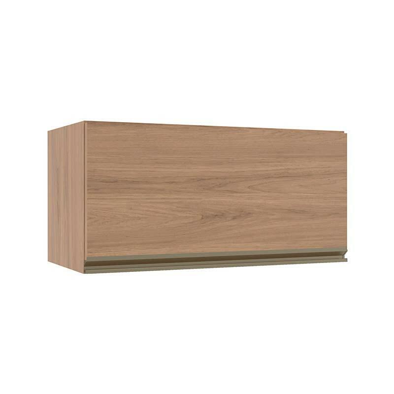 Módulo Armário Aéreo 70cm Porta Basculante 100% MDF Cozinha Modulada Gold J Robel Hanover/Hanover