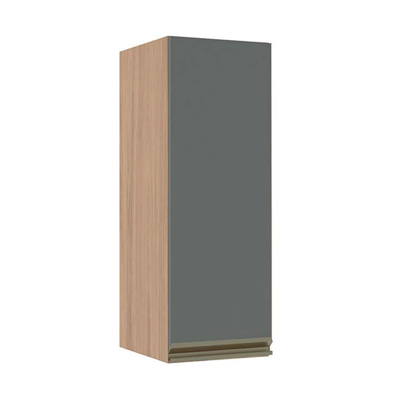 Módulo Armário Aéreo 88x30x34cm 1 Porta 100% MDF Cozinha Modulada Gold J Robel Hanover/Cinza Matte Módulo Armário Aéreo 88x30x34cm 1 Porta 100% MDF Cozinha Modulada Gold J Robel Hanover/Cinza Matte