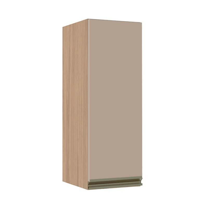 Módulo Armário Aéreo 88x30x34cm 1 Porta 100% MDF Cozinha Modulada Gold J Robel Hanover/Fendi Matte Módulo Armário Aéreo 88x30x34cm 1 Porta 100% MDF Cozinha Modulada Gold J Robel Hanover/Fendi Matte
