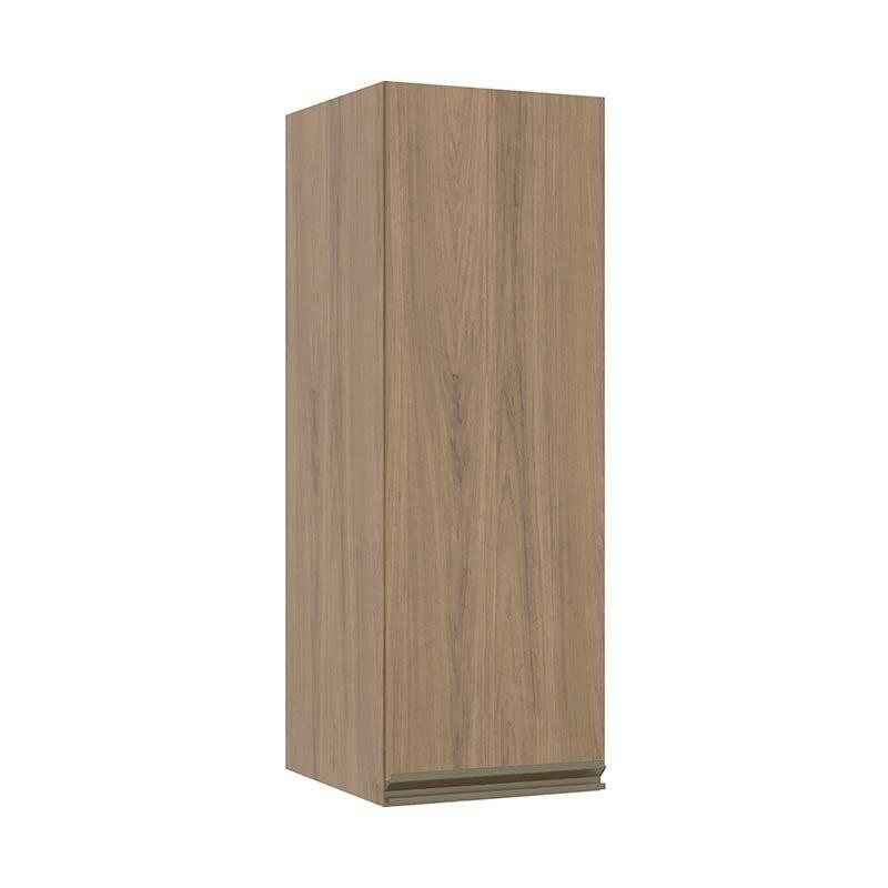 Módulo Armário Aéreo 88x30 1 Porta 100% MDF Cozinha Modulada Gold Robel Hanover/Hanover